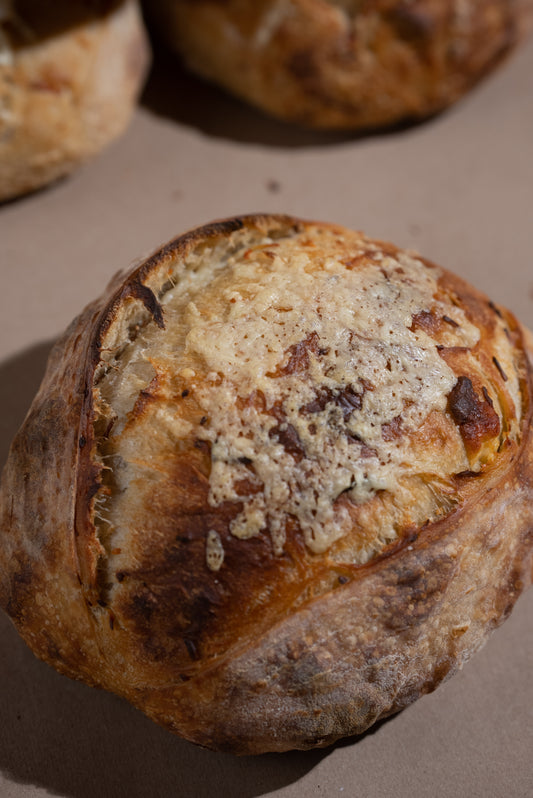 Roasted-Garlic Parmesan Sourdough